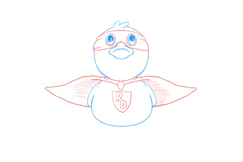 Superhero Duck